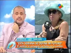 Lizy Tagliani, super ácida sobre el beso de Iliana Calabró y Maravilla Martínez: "Él tenía miedo de que se le corra el brillo labial"