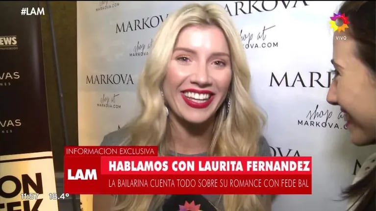 Laurita Fernández explicó por qué aún no puede decir que está enamorada de Fede Bal