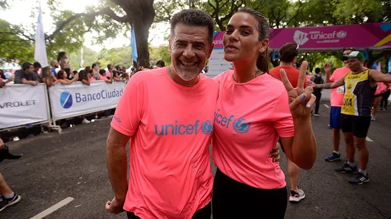Siete mil corredores ¡y muchos famosos! se sumaron a la maratón de Unicef por la Educación