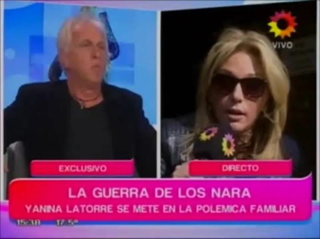 ¡Esto pasó en vivo! El terrible cruce verbal entre Andrés Nara y Yanina Latorre