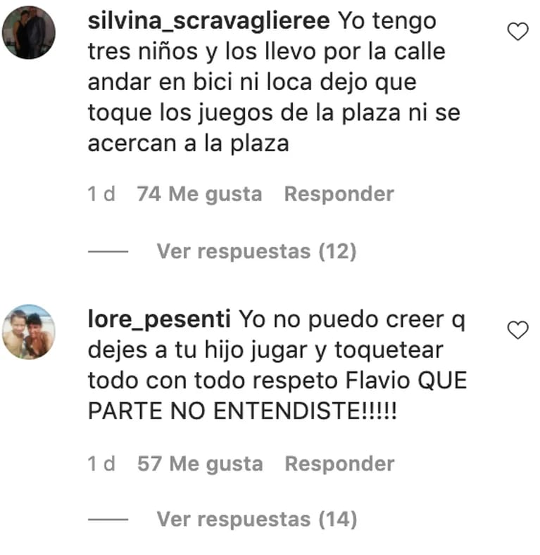 Flavio Mendoza llevó a Dionisio a jugar a la plaza y en Instagram lo criticaron a más no poder: "Paseando con el rey"