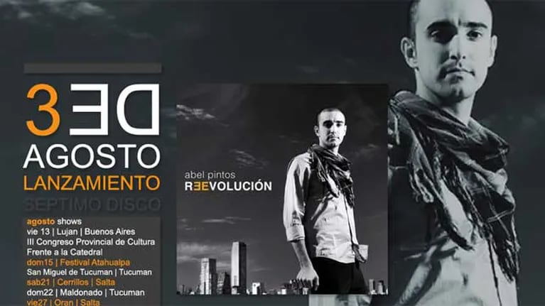 Abel Pintos lanzó "Reevolución", su séptimo disco