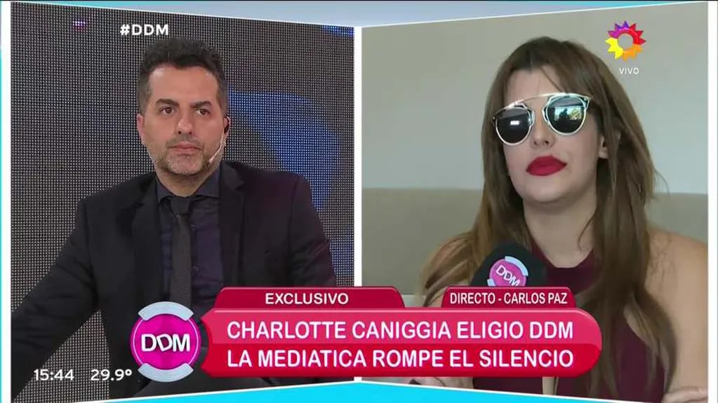Charlotte Caniggia explicó por qué se separó de Loan en El Diario de Mariana