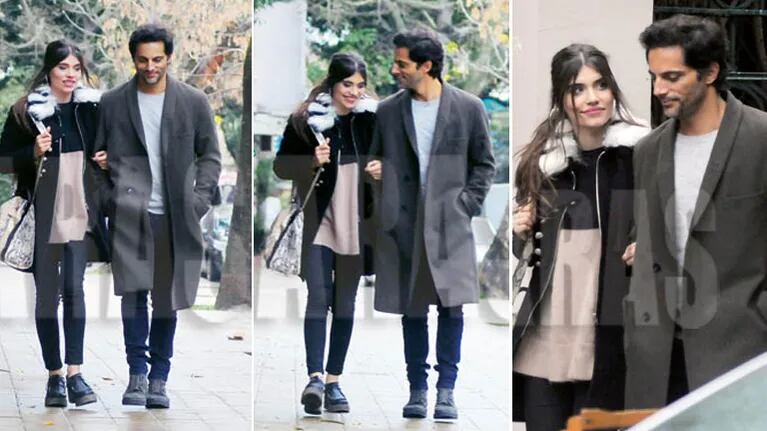 Joaquín Furriel y Eva de Dominici, paseando del brazo y súper enamorados (Foto: revista Caras)