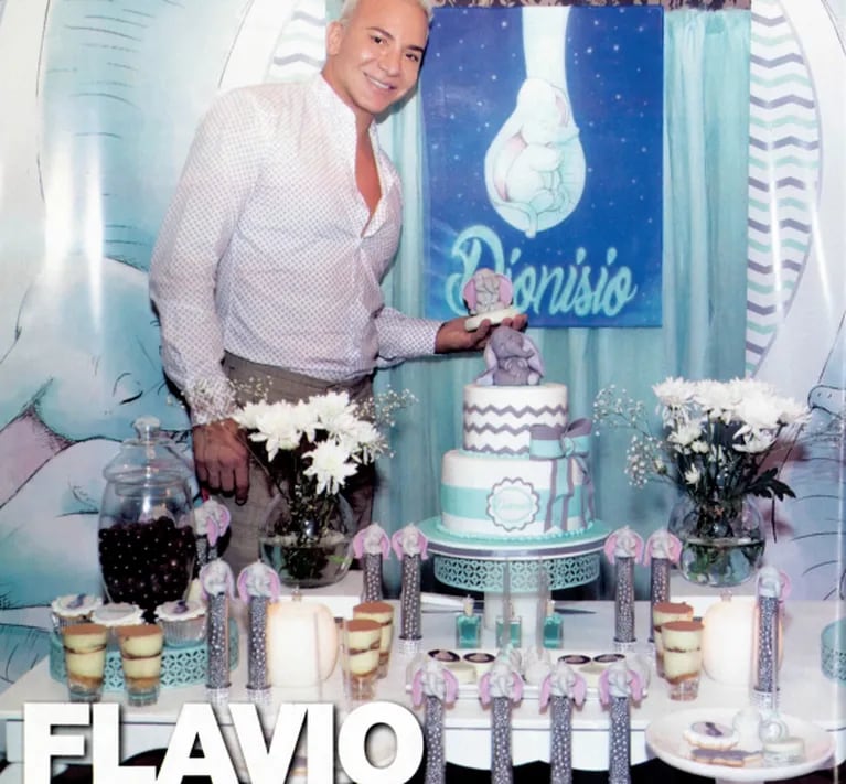 Flavio Mendoza tuvo el baby shower de Dionisio, su hijo, rodeado de famosos