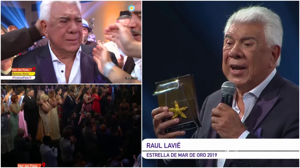 Rául Lavié se llevó el Premio Estrella de mar de Oro 2019