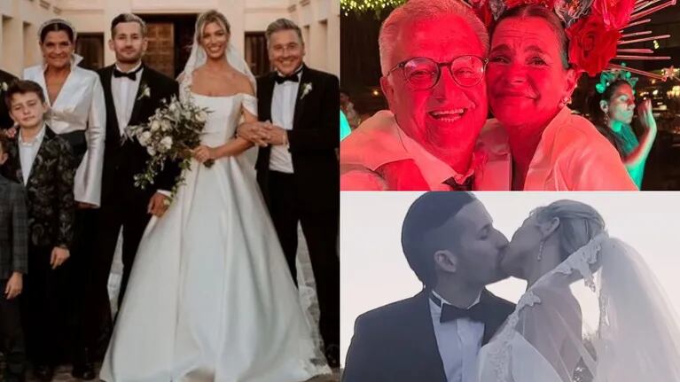 Marlene Rodríguez se vistió de blanco en la boda de Ricky y Stefi Roitman y estalló una polémica fashion: La suegra, malísima