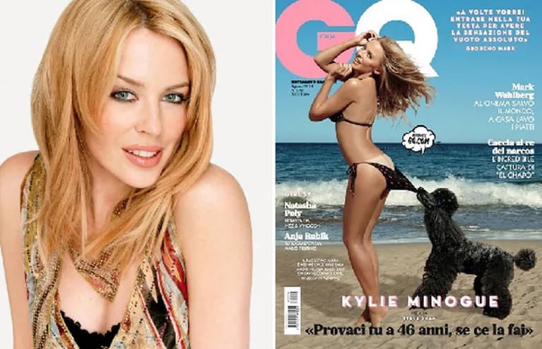 Kylie Minogue deja mucho al descubierto en la portada de la revista GQ. (Foto: Web/ Instagram)
