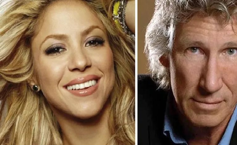 Shakira y Roger Waters. (foto: Web)