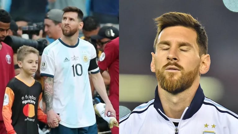 Messi no cantará las estrofas de la canción patria, pero sí las tararea.