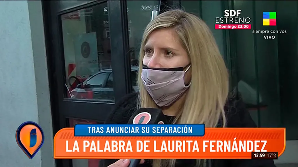 Laurita Fernández sobre una posible vuelta con Nicolás Cabré tras la ruptura