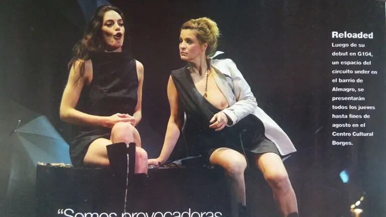 Emilia Attías y Leticia Brédice, en OrguYo. Foto: Revista Gente.