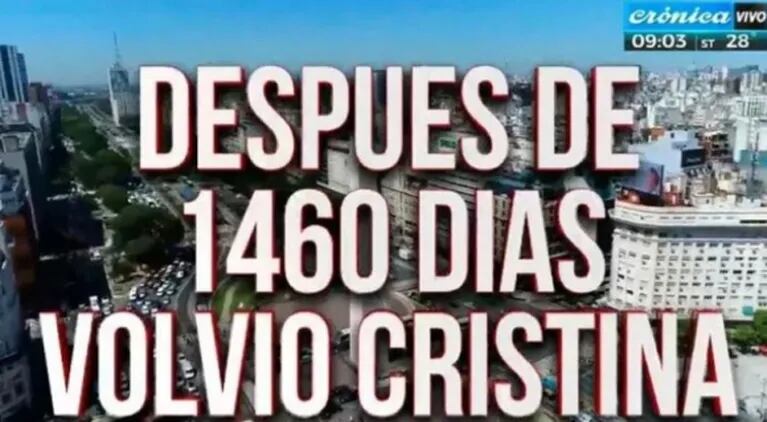 El show de placas de Crónica TV durante la transición presidencial de Mauricio Macri a Alberto Fernández
