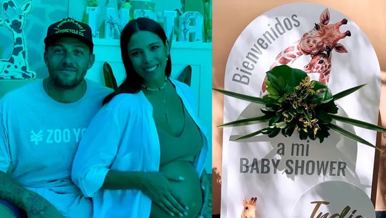 Maypi Delgado celebró con su ex su baby shower selvático.