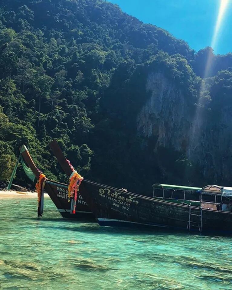  Las paradisíacas vacaciones del Pocho Lavezzi y Yanina Screpante en Tailandia: "La vida es una sola"