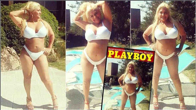 Gladys La Bomba Tucumana posó sexy en bikini y se postuló para la revista Playboy (Fotos: Instagram)