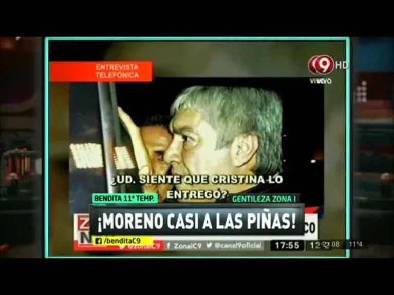 El tenso momento de Guillermo Moreno y Martín Tetaz en un programa de TV