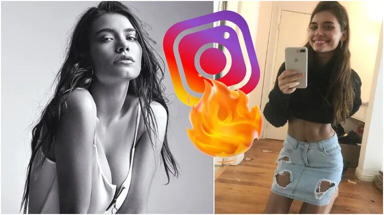 Eva de Dominici posteo una foto, una usuaria la criticó por un supuesto retoque digital y la actriz le respondió (Fotos: Instagram)