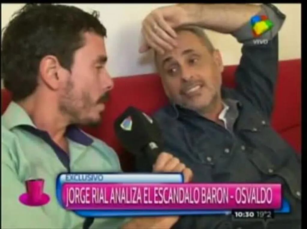 Rial, sobre el ex Jimena Barón: "Osvaldo es un depredador, Militta no va a ser la última presa"
