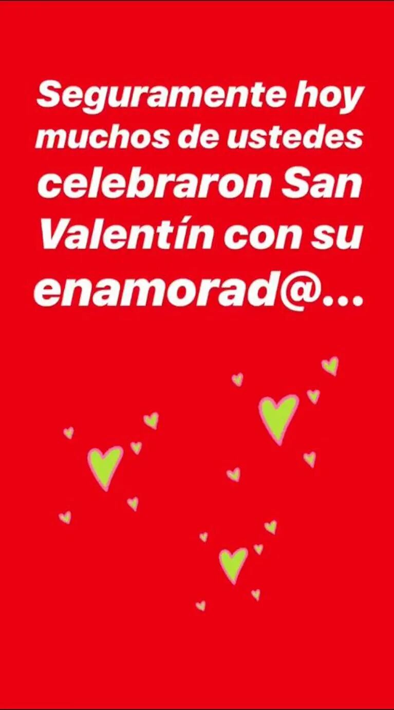 Luisana Lopilato y un San Valentín lejos de Michael Bublé: "Como mi enamorado está trabajando, lo celebré así"