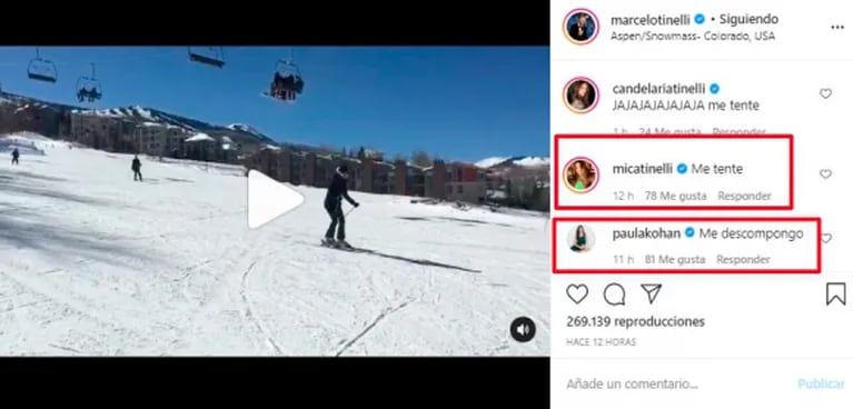 Marcelo Tinelli 'escrachó' a Guille Valdés con un desopilante video de su accidentado día de esquí: "Se lleva puesto a un chico"