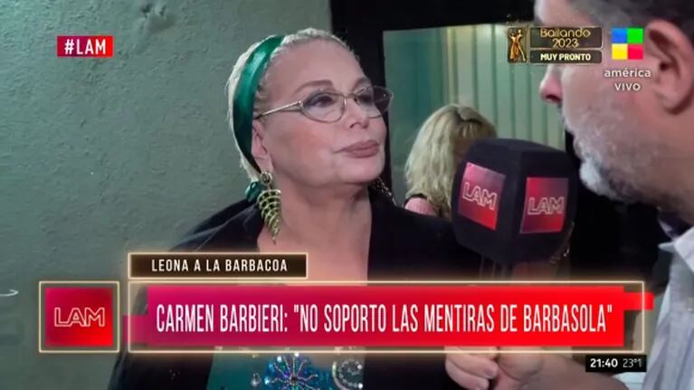 Alicia Barbasola reveló su verdad sobre su romance con Santiago Bal y apuntó contra Carmen Barbieri