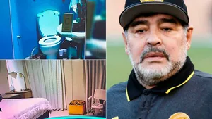 Impactante material fotográfico de la casa en la que murió Diego Maradona: "Lo duchaban con una manguera, parado"