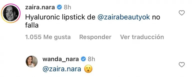 Wanda y Zaira Nara le dedicaron este llamativo mensaje a Mauro Icardi por sus "labios deshidratados"