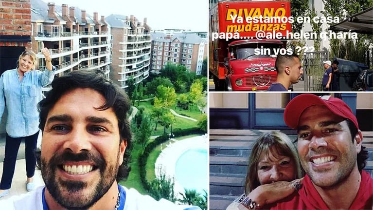 Matías Alé se fue a vivir solo y le agradeció la ayuda a su mamá, Elena. (Foto: Instagram)