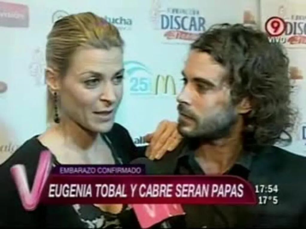 Eugenia Tobal y Nicolás Cabré: "Sí, estamos embarazados"
