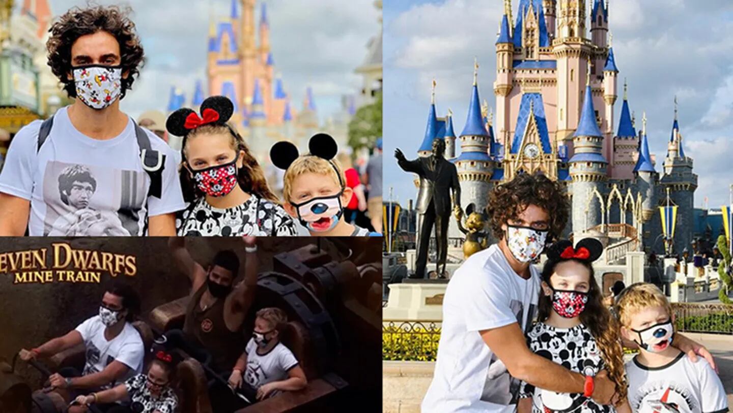 Olivia y Milo están disfrutando de Disney con su papá.
