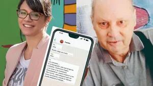 Gisela Marziotta mostró el conmovedor chat de su padre contando que ganó la batalla contra el cáncer: “La mejor noticia del año” 