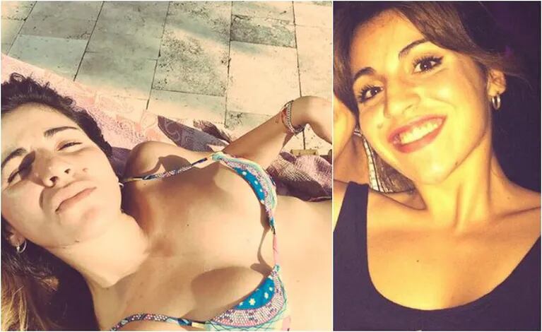 Gianinna Maradona y una selfie sexy para despedir el verano. (Foto: Twitter)