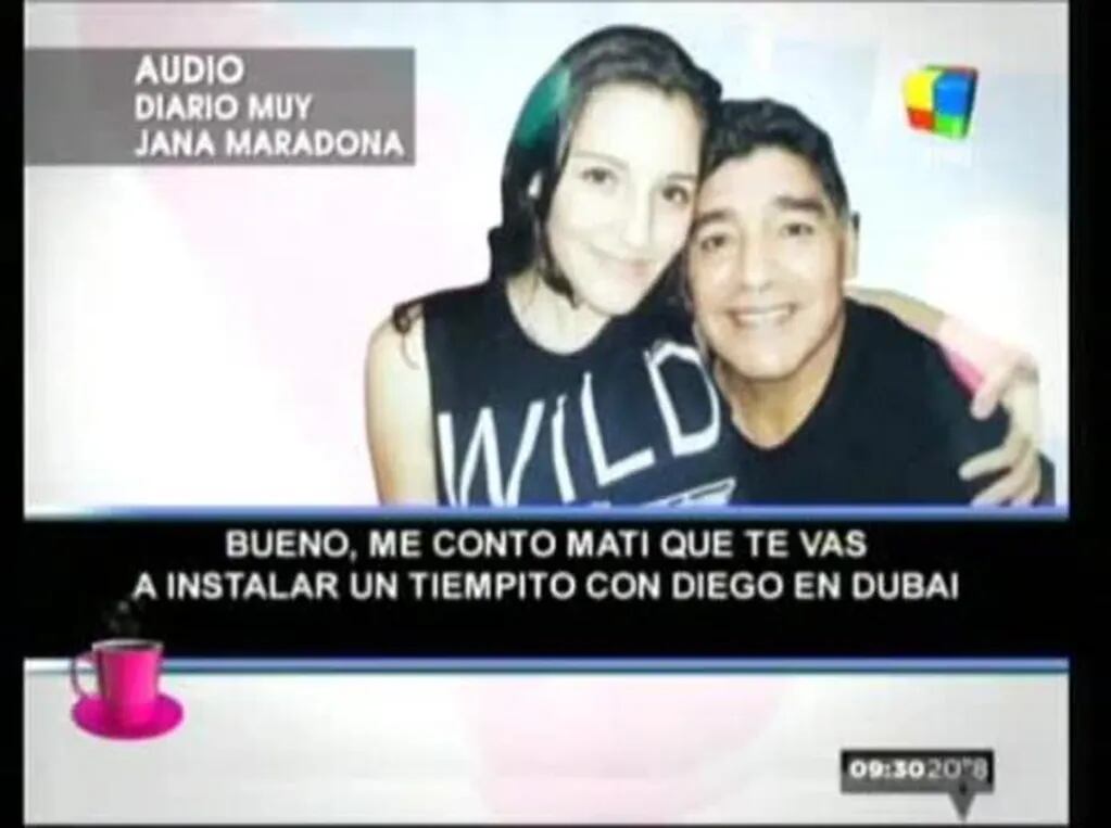 Jana Maradona se instalará en Dubai: "Mi papá me dijo que me quedará un tiempito"