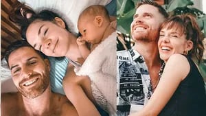 Julieta Nair Calvo publicó una dulce foto con su bebé y su novio.