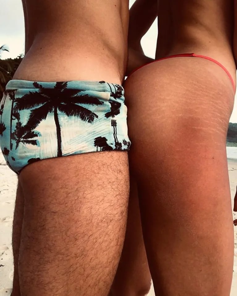 Las fotos súper hot de Benjamín Alfonso y su novia, Julieta Zanetti en Río… ¡y la imagen de él completamente desnudo que Instagram borró!