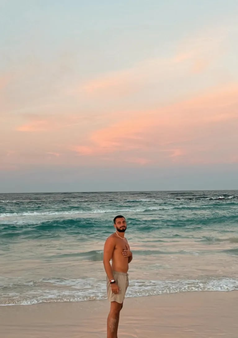 Flor Jazmín Peña y Nico Occhiato mostraron las fotos de sus vacaciones en Punta Cana: “Qué cosa linda el amor”