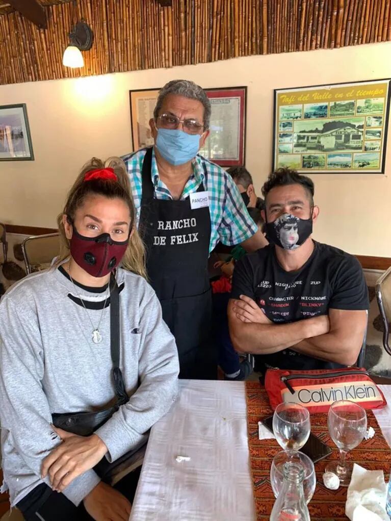 ¡Romance que crece! La foto de Jimena Barón y el Tucu López almorzando juntos en Tucumán: "Degustaron platos regionales"