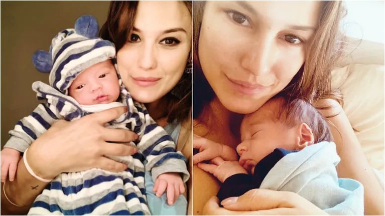 Luli Fernández y el momento que decidió regresar al trabajo, a un mes de dar a luz a su primer hijo (Fotos: Instagram)