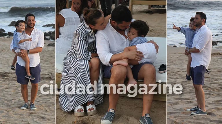 Sabrina Garciarena y Germán Paoloski, pura ternura con sus hijos en Punta del Este: ¡Atardecer, relax y paz!