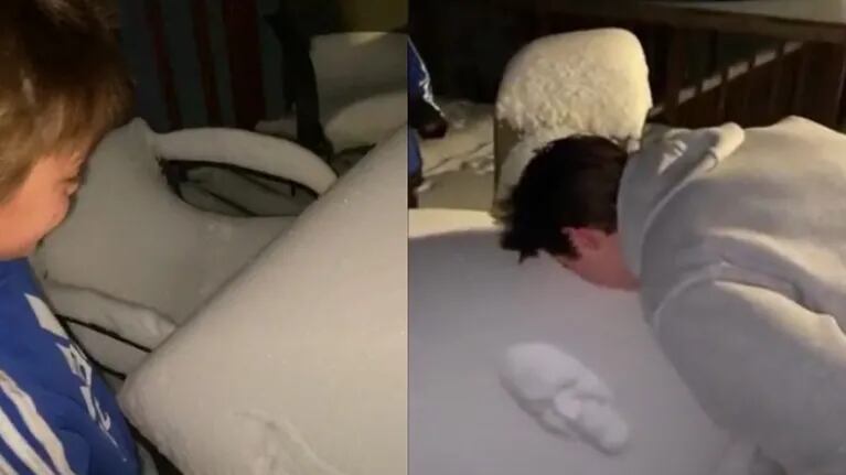 Este divertido reto en la nieve se ha vuelto viral en redes sociales