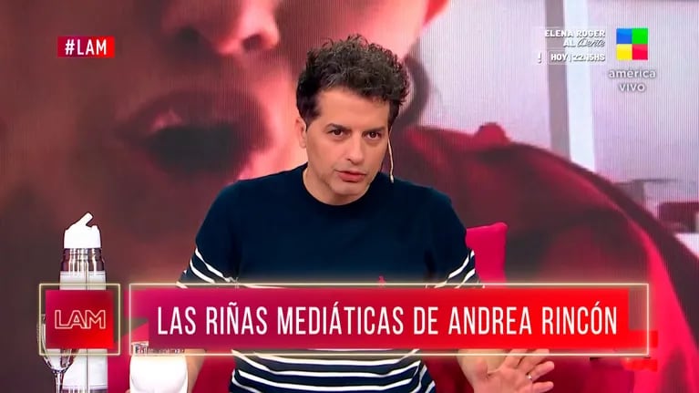 Ángel de Brito, picante con Andrea Rincón tras su escándalo con Intrusos y por tildar de “mafia” a LAM