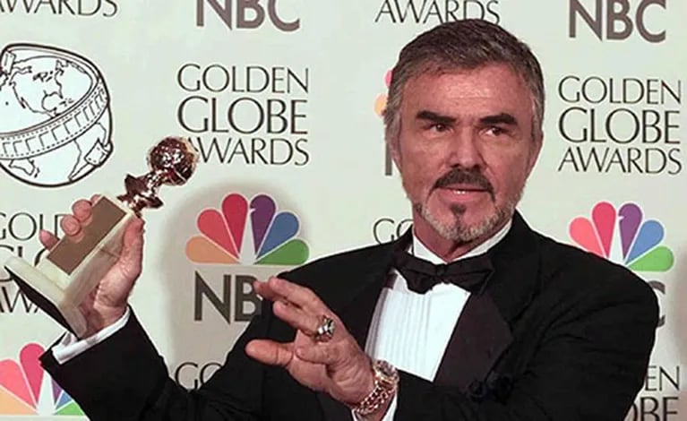 Burt Reynolds, en bancarrota, vende su Globo de Oro (Foto: Web). 