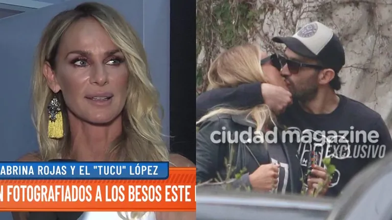 Sabrina Rojas reaccionó al ver sus fotos apasionadas con Tucu López: "Estoy disfrutando de la vida"