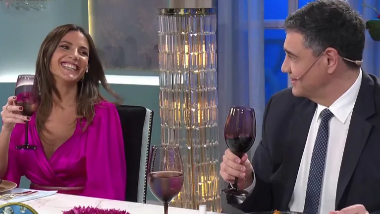 María Belén Ludueña y Jorge Macri festejaron sus dos años de amor en La Noche de Mirtha