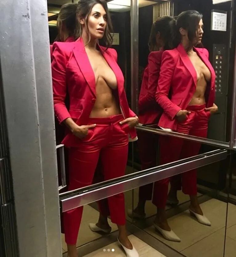 Las fotos súper sexies de Ivana Nadal en un ascensor