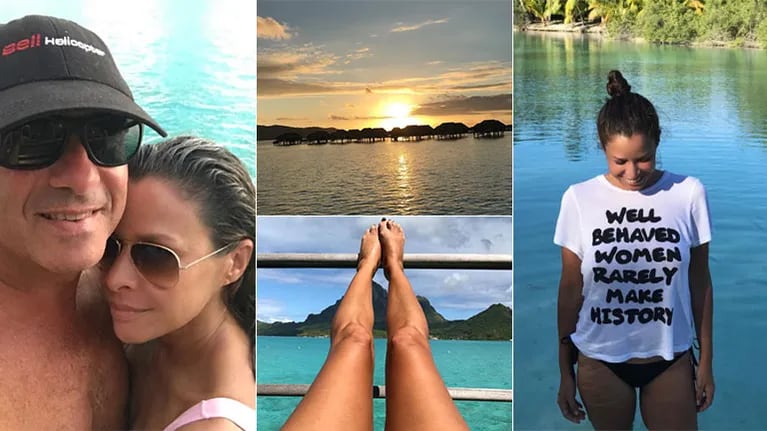 Julieta Ortega, con su nuevo novio en la Polinesia Francesa (Foto: Instagram)