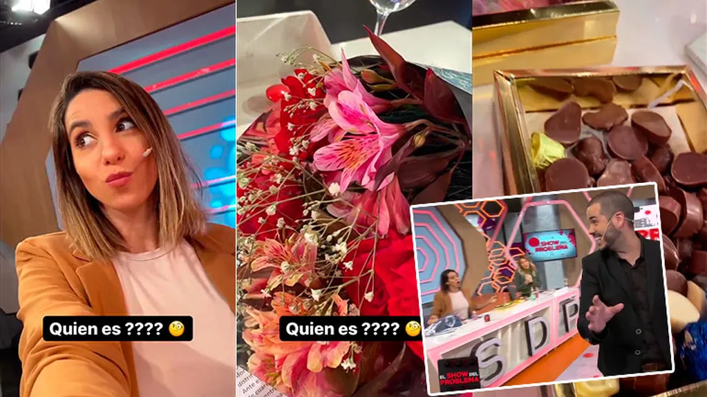 Nicolás Magaldi contó en vivo que le mandaron flores y chocolates a Cinthia Fernández