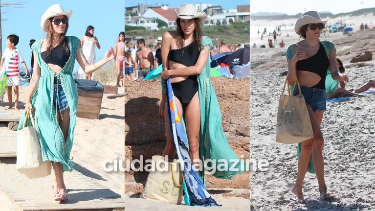Las vacaciones de soltera de Mariana Genesio Peña en Punta del Este: sexy y elegante a orillas del mar. (Foto: GM Press)