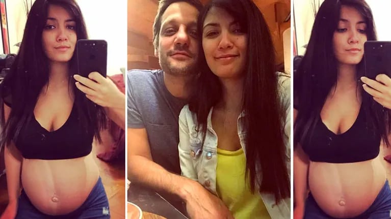 Las dulces fotos de la novia de Rodrigo de la Serna mostrando su embarazo de seis meses